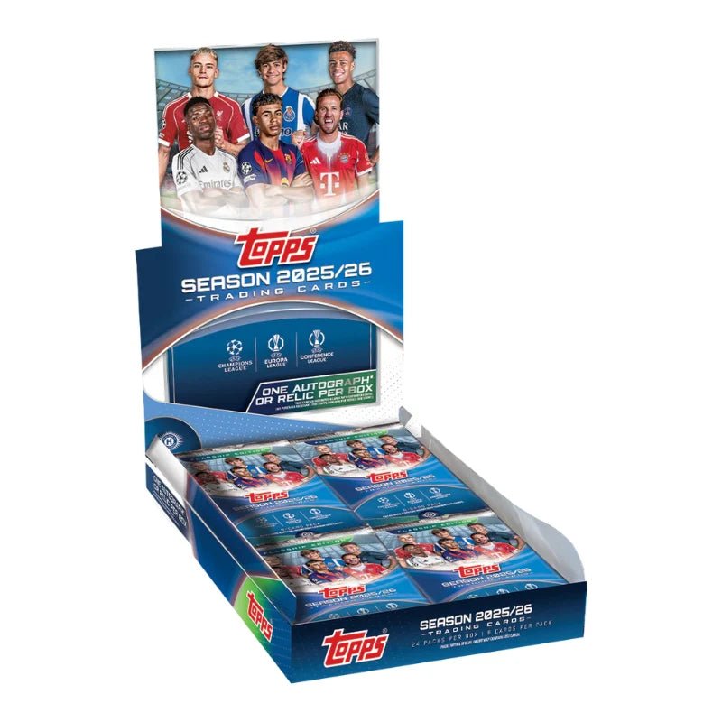 2025/26 Topps UEFA Club Competitions Soccer Hobby Box - Menjong