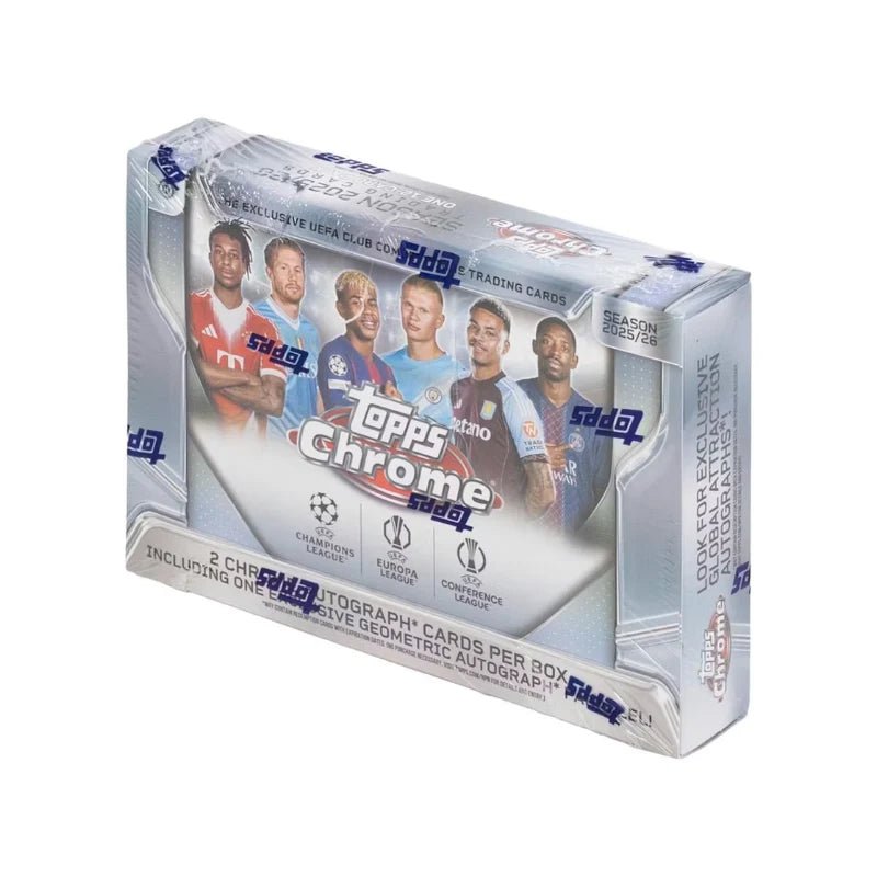 2025/26 Topps Chrome UEFA Club Competitions Soccer Delight Box - Menjong