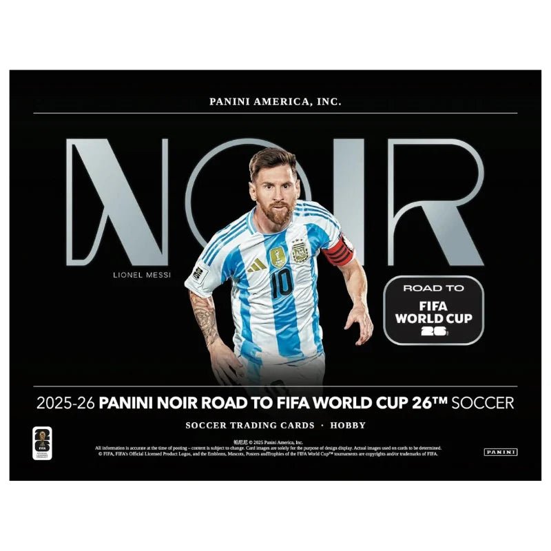 2025/26 Panini Noir Road to World Cup Soccer Hobby Box - Menjong