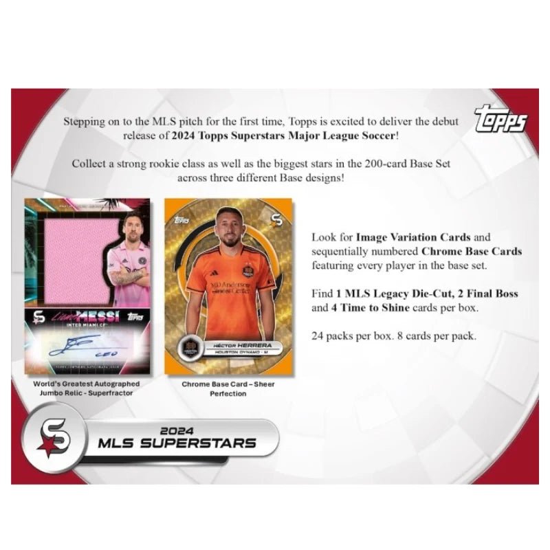 2024 Topps MLS Superstars Soccer Hobby Box - Menjong