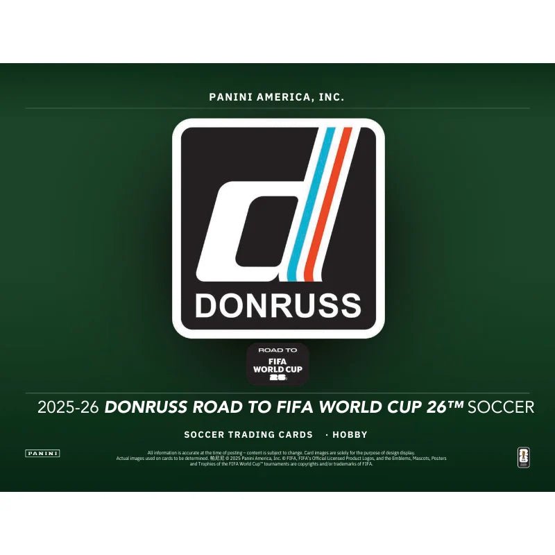 2025/26 Panini Donruss Road To FIFA World Cup 26 Soccer Hobby Box - Menjong