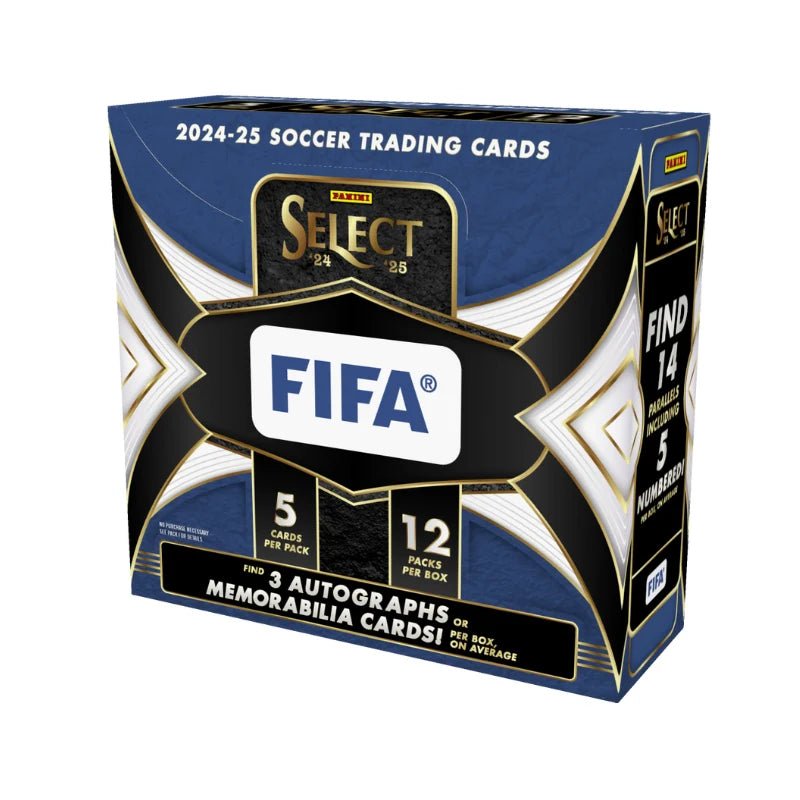 2024/25 Panini Select FIFA Soccer Hobby 12 Box Case - Menjong