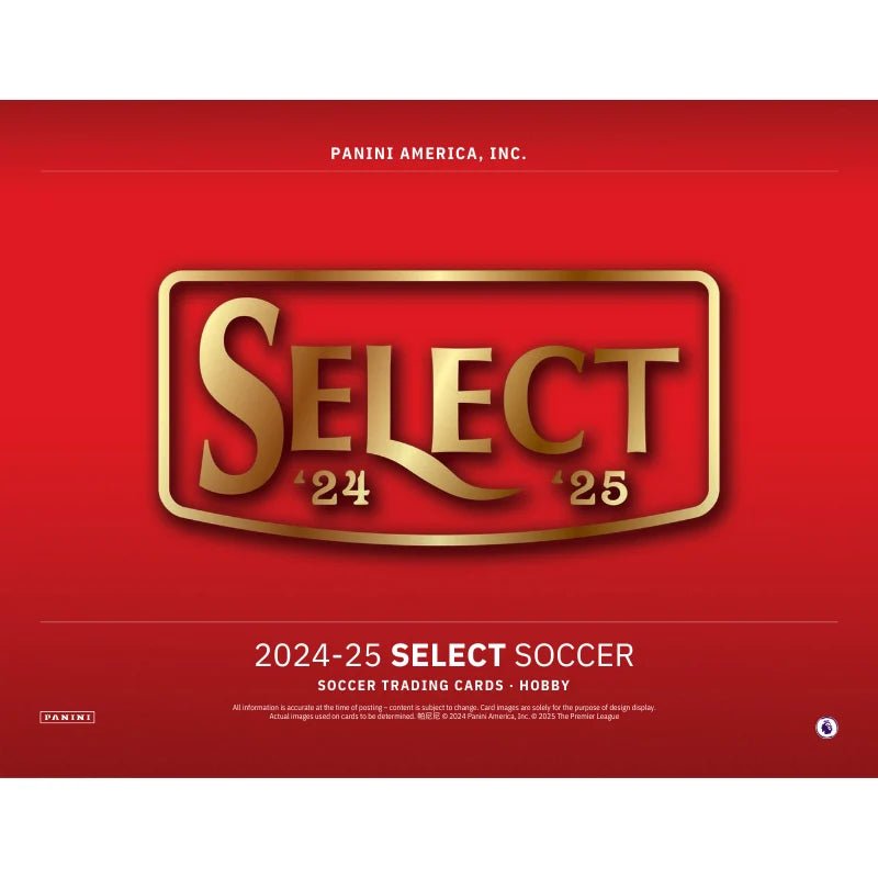 2024/25 Panini Select Premier League Soccer Hobby 12 Box Case - Menjong