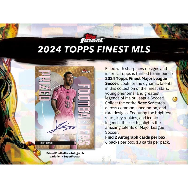 2024 Topps MLS Finest Soccer Hobby Box - Menjong