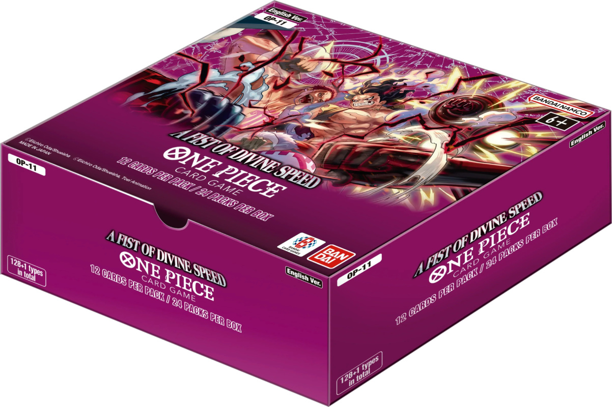 One Piece TCG - A Fist of Divine Speed (OP-11) - Display Case (12x Booster Boxes) - Menjong