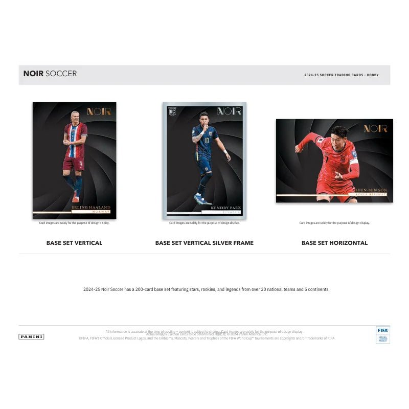 2024/25 Panini Noir Soccer Hobby Box - Menjong