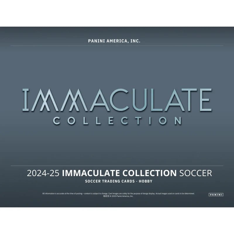 2024/25 Panini Immaculate Soccer Hobby Box - Menjong